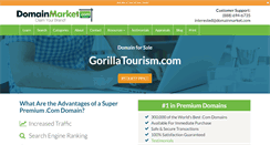 Desktop Screenshot of gorillatourism.com