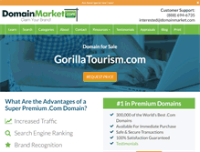 Tablet Screenshot of gorillatourism.com